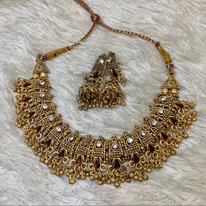 Vintage Matte Gold Indian Set